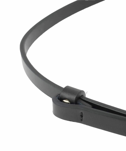 a.v.v（アーヴェヴェ）の「ビットベルト（ベルト・レディース・ブラック/モカ・38）」の5枚目の写真