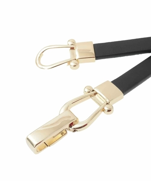 a.v.v（アーヴェヴェ）の「ビットベルト（ベルト・レディース・ブラック/モカ・38）」の6枚目の写真