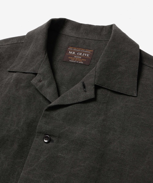 MR.OLIVE（ミスターオリーブ）の「VINTAGE C/L WEATHER / SHORT/S SERVICE SHIRT /M261122（シャツ/ブラウス・メンズ・ブラック/ブラウン・SMALL/MEDIUM/LARGE）」の9枚目の写真