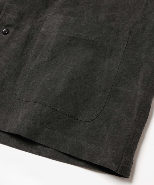 MR.OLIVE（ミスターオリーブ）の「VINTAGE C/L WEATHER / SHORT/S SERVICE SHIRT /M261122（シャツ/ブラウス・メンズ・ブラック/ブラウン・SMALL/MEDIUM/LARGE）」の10枚目の写真