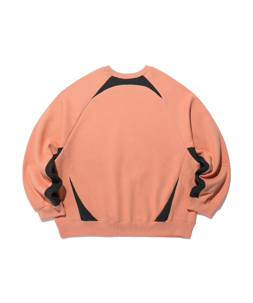 NICE GHOST CLUB(ナイスゴーストクラブ)の「SPORTY LINE SWEATSHIRTS_CORAL(NG2DFUM453A)(スウェット・レディース・その他・S/M/L)」の2枚目の写真