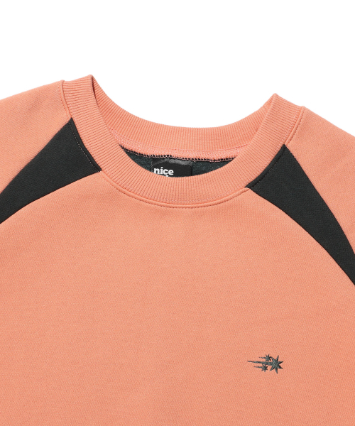 NICE GHOST CLUB(ナイスゴーストクラブ)の「SPORTY LINE SWEATSHIRTS_CORAL(NG2DFUM453A)(スウェット・レディース・その他・S/M/L)」の3枚目の写真