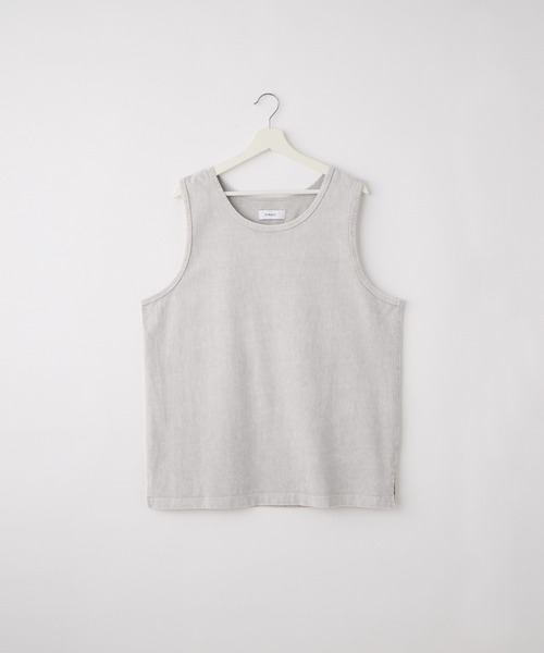 SERACE（セラス）の「【SERACE】Loose side slit layered tank top / ルーズサイドスリットレイヤードタンクトップ（タンクトップ・メンズ・ブラック系/グレー系・L/M/S）」の13枚目の写真