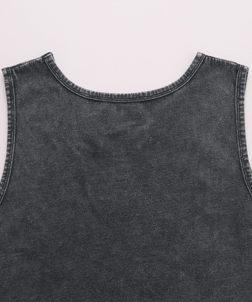 SERACE（セラス）の「【SERACE】Loose side slit layered tank top / ルーズサイドスリットレイヤードタンクトップ（タンクトップ・メンズ・ブラック系/グレー系・L/M/S）」の22枚目の写真