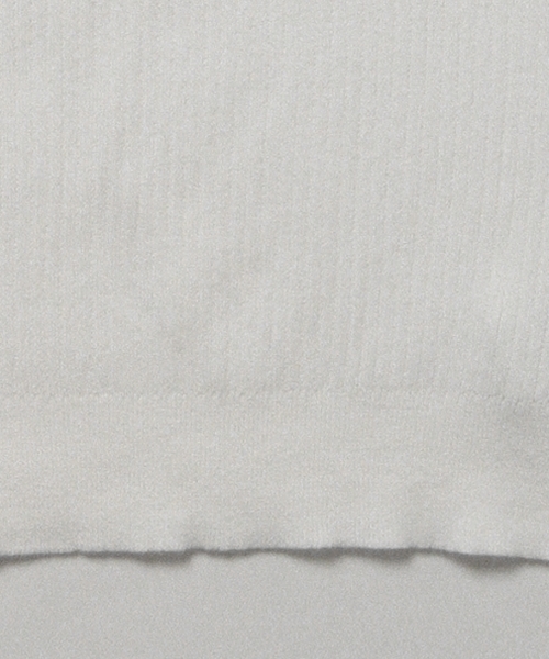 Ray BEAMS（レイビームス）の「◇【ラブリ着用】Ray BEAMS / コットン リブ クルーネック（ニット/セーター・レディース・ライトグレー/ベージュ/ブルー系その他/ホワイト・ONE SIZE）」の15枚目の写真