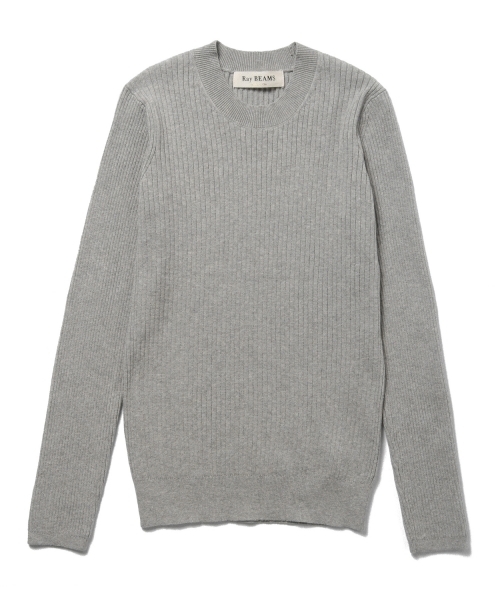 Ray BEAMS（レイビームス）の「◇【ラブリ着用】Ray BEAMS / コットン リブ クルーネック（ニット/セーター・レディース・ライトグレー/ベージュ/ブルー系その他/ホワイト・ONE SIZE）」の16枚目の写真