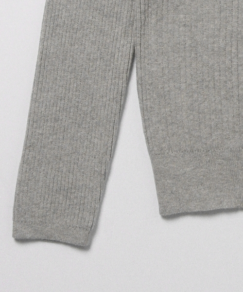 Ray BEAMS（レイビームス）の「◇【ラブリ着用】Ray BEAMS / コットン リブ クルーネック（ニット/セーター・レディース・ライトグレー/ベージュ/ブルー系その他/ホワイト・ONE SIZE）」の19枚目の写真