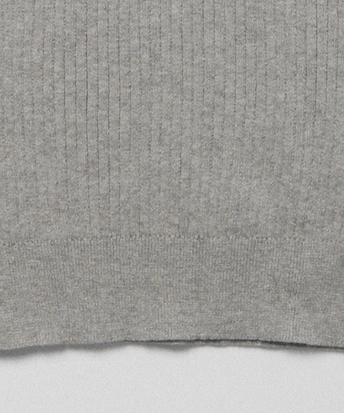 Ray BEAMS（レイビームス）の「◇【ラブリ着用】Ray BEAMS / コットン リブ クルーネック（ニット/セーター・レディース・ライトグレー/ベージュ/ブルー系その他/ホワイト・ONE SIZE）」の20枚目の写真