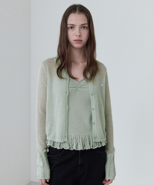 極美品✨AMACA現行 フォックス カシミヤニット 38 前後着用可