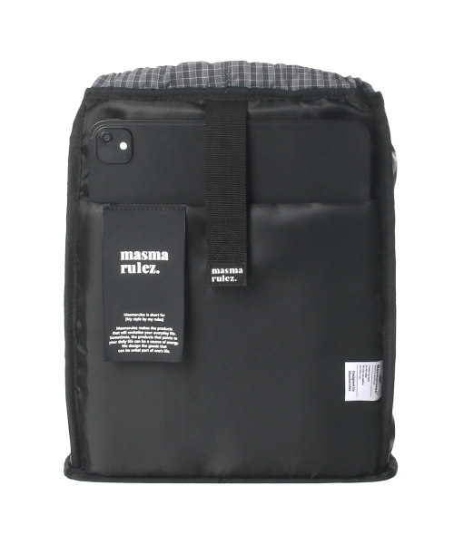 MASMARULEZ（マスマルールズ）の「[INT] mini ver. Flap backpack_Check Dark gray（バックパック/リュック・レディース・その他・FREE）」の6枚目の写真