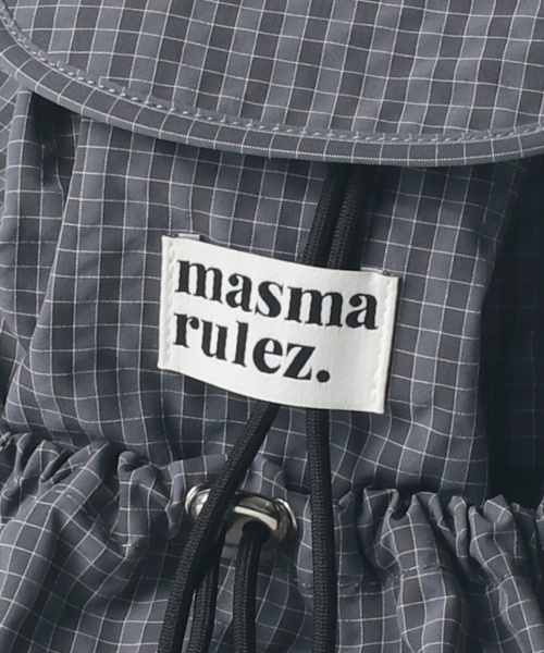 MASMARULEZ（マスマルールズ）の「[INT] mini ver. Flap backpack_Check Dark gray（バックパック/リュック・レディース・その他・FREE）」の7枚目の写真