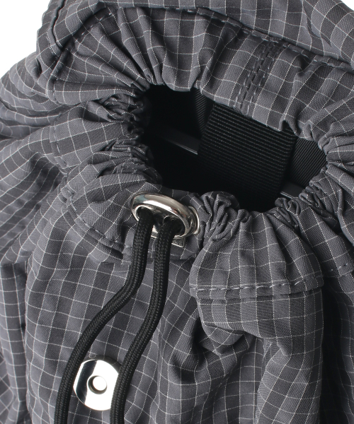 MASMARULEZ（マスマルールズ）の「[INT] mini ver. Flap backpack_Check Dark gray（バックパック/リュック・レディース・その他・FREE）」の10枚目の写真
