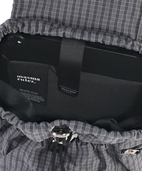 MASMARULEZ（マスマルールズ）の「[INT] mini ver. Flap backpack_Check Dark gray（バックパック/リュック・レディース・その他・FREE）」の11枚目の写真