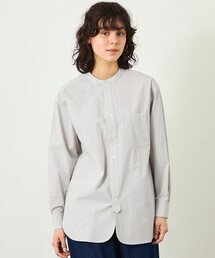【GREY LABEL】バンドカラーシャツ