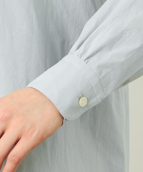 MACKINTOSH PHILOSOPHY(マッキントッシュ フィロソフィー)の「【GREY LABEL】バンドカラーシャツ(シャツ/ブラウス・レディース・ブラック/ブルー/ライトグレー/オフホワイト・2)」の13枚目の写真