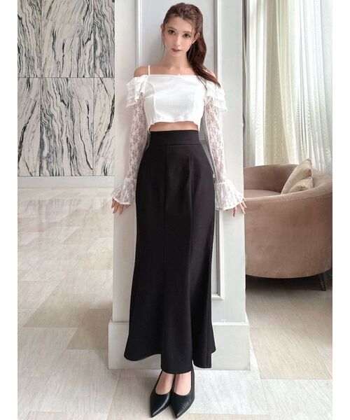 RESEXXY（リゼクシー）の「バックリボンマーメイドスカート（スカート・レディース・ブラック/アイボリー/ミント・FREE）」の16枚目の写真