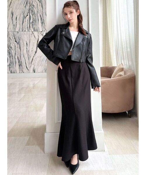 RESEXXY（リゼクシー）の「バックリボンマーメイドスカート（スカート・レディース・ブラック/アイボリー/ミント・FREE）」の17枚目の写真