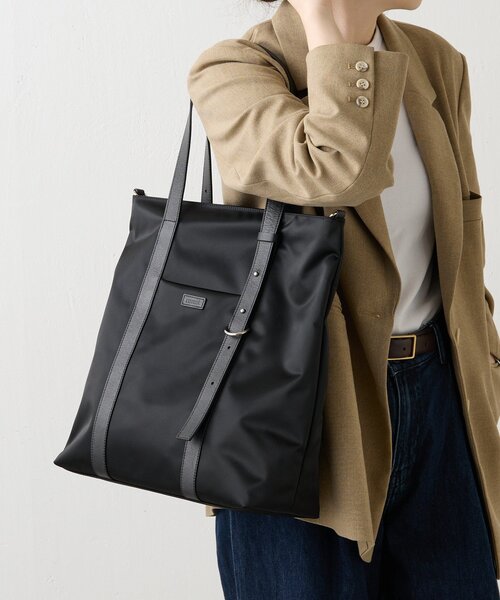 russet(ラシット)の「アシンメトリーハンドルトートバッ(SF-237)(トートバッグ・レディース・ブラック/キナリ/ブラック×ブルー/ライトグレー・FREE)」の20枚目の写真