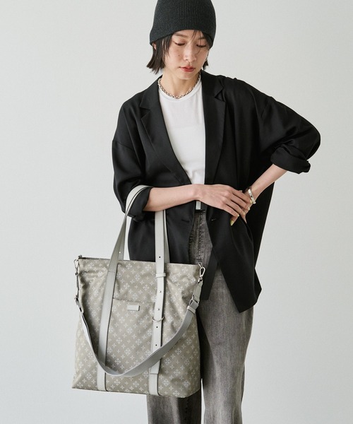 セール】《7/16再値下げ》アシンメトリーハンドルトートバッグ（トート 