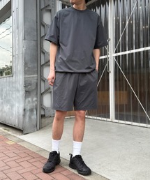 MAGASIN DE MODE Brew（マガジンデモードブリュー）の「【MAGASIN DE MODE Brew】UVカットクールタッチセットアップ　接触冷感/吸汗速乾/裾調整ドロスト付き  6277-6656（セットアップ）」