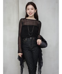 anuans（アニュアンス）の「チュールレースジレ（その他アウター）」