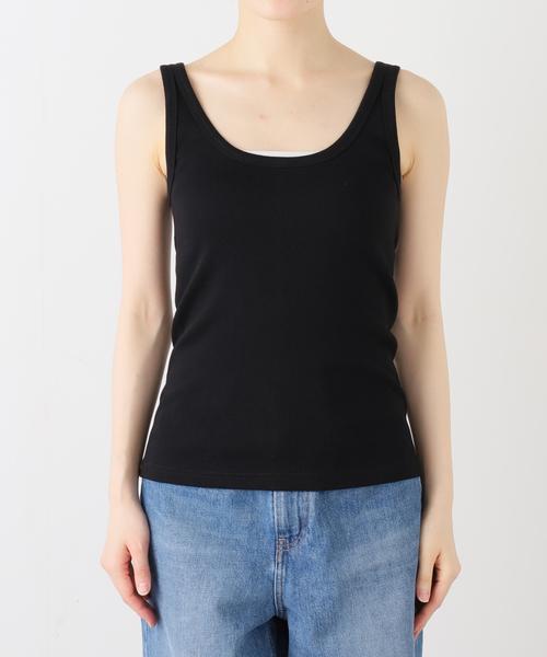 plage（プラージュ）の「rib タンクトップ（タンクトップ・レディース・ブラック/ホワイト・FREE）」の9枚目の写真