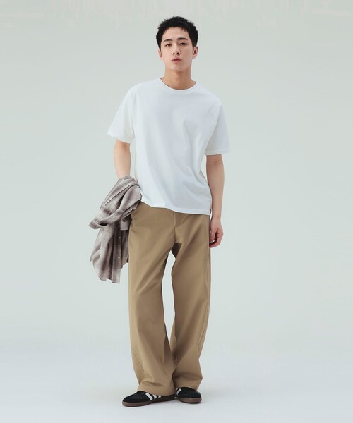 BEAMS HEART(ビームスハート)の「【ユニセックス】ワイド ショート Tシャツ(Tシャツ/カットソー・メンズ・ブラック/ホワイト・SMALL/MEDIUM/LARGE)」の19枚目の写真