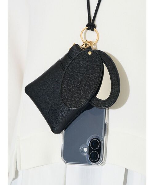 ELENDEEK（エレンディーク）の「ミラースマートフォンショルダー（スマホグッズ・レディース・ライトブルー/ブラック/オフホワイト・FREE）」の11枚目の写真