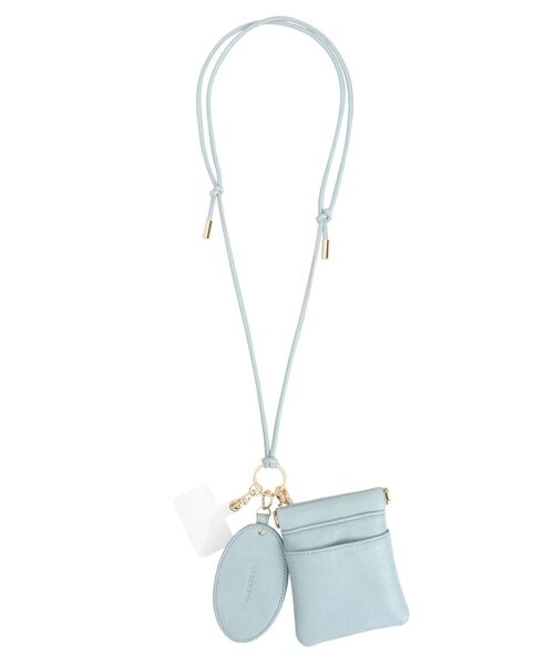 ELENDEEK（エレンディーク）の「ミラースマートフォンショルダー（スマホグッズ・レディース・ライトブルー/ブラック/オフホワイト・FREE）」の6枚目の写真