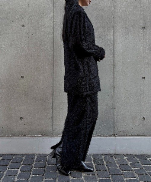 &g'aime（アンジェム）の「【＆g'aime】タイトフェザースカート　Tight Feather Skirt（スカート・レディース・グレー/ブラック・FREE）」の8枚目の写真