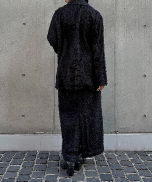 &g'aime（アンジェム）の「【＆g'aime】タイトフェザースカート　Tight Feather Skirt（スカート・レディース・グレー/ブラック・FREE）」の9枚目の写真