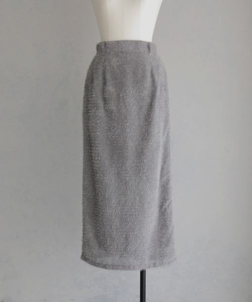 &g'aime（アンジェム）の「【＆g'aime】タイトフェザースカート　Tight Feather Skirt（スカート・レディース・グレー/ブラック・FREE）」の21枚目の写真