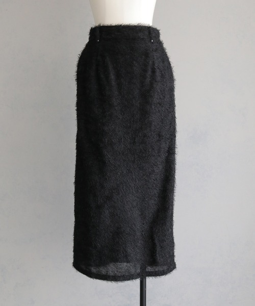 &g'aime（アンジェム）の「【＆g'aime】タイトフェザースカート　Tight Feather Skirt（スカート・レディース・グレー/ブラック・FREE）」の22枚目の写真