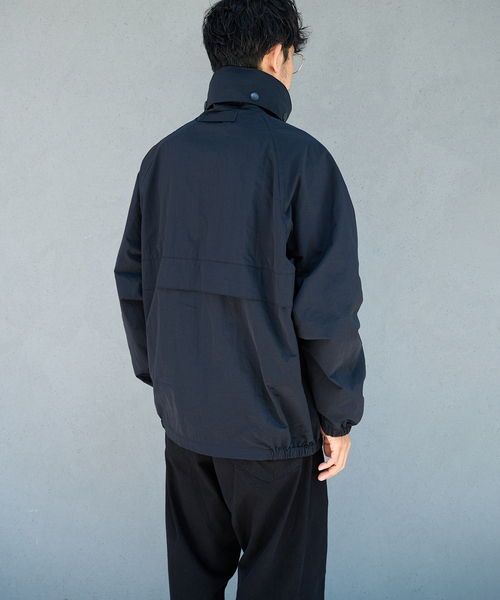 OUTDOOR PRODUCTS（アウトドアプロダクツ）の「撥水アスレチックBIGブルゾン ユニセックス着用可（その他アウター・レディース・ブラック・LARGE）」の16枚目の写真
