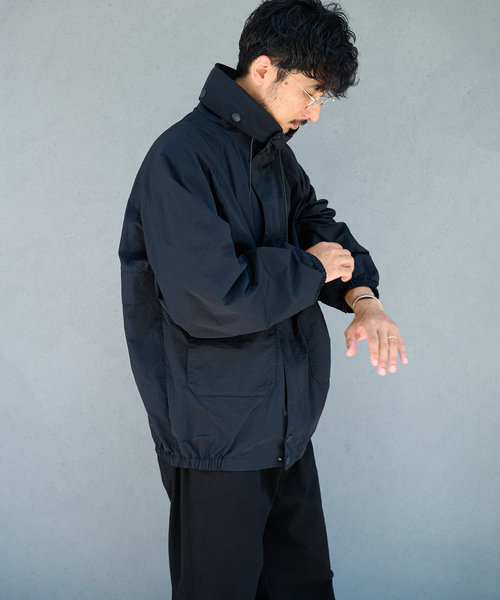 OUTDOOR PRODUCTS（アウトドアプロダクツ）の「撥水アスレチックBIGブルゾン ユニセックス着用可（その他アウター・レディース・ブラック・LARGE）」の17枚目の写真