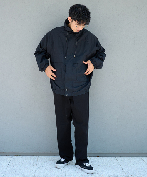 OUTDOOR PRODUCTS（アウトドアプロダクツ）の「撥水アスレチックBIGブルゾン ユニセックス着用可（その他アウター・レディース・ブラック・LARGE）」の18枚目の写真