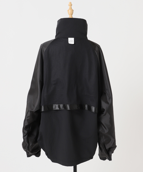 OUTDOOR PRODUCTS（アウトドアプロダクツ）の「撥水アスレチックBIGブルゾン ユニセックス着用可（その他アウター・レディース・ブラック・LARGE）」の3枚目の写真