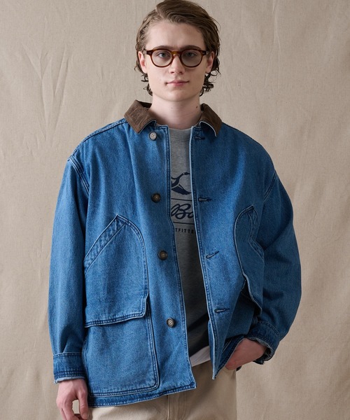 Eddie Bauer(エディーバウアー)の「バーン ジャケット(カバーオール・メンズ・ブルー/ベージュ/アッシュグレー/ピンク・S/M/L/XXL/XL)」の4枚目の写真