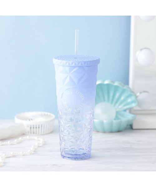 カラー プラスチックタンブラー L ブルー 710ml 大容量 プレゼント