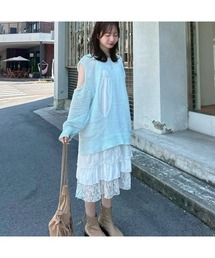ホールシースルーニット