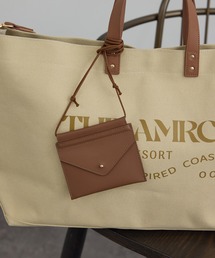 AMERICANA（アメリカーナ）の「【Americana（アメリカーナ） for SALON】エンベロップネックレスポーチ/ステッカー（ポーチ）」