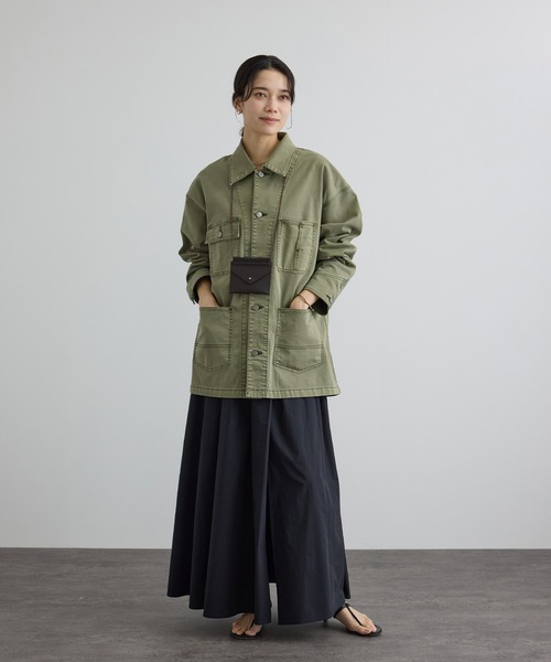 AMERICANA（アメリカーナ）の「【Americana（アメリカーナ） for SALON】エンベロップネックレスポーチ/ステッカー（ポーチ・レディース・ブラウン系その他/キャメル・FREE）」の8枚目の写真