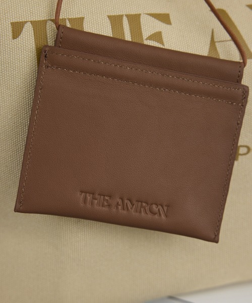 AMERICANA（アメリカーナ）の「【Americana（アメリカーナ） for SALON】エンベロップネックレスポーチ/ステッカー（ポーチ・レディース・ブラウン系その他/キャメル・FREE）」の11枚目の写真