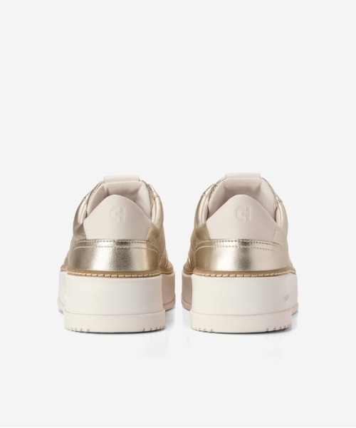 COLE HAAN（コールハーン）の「グランドプロ マックスフィールド スリッポン スニーカー womens（スニーカー・レディース・ゴールド・6/6.5/7/7.5/8/5.5/9/5/8.5）」の4枚目の写真