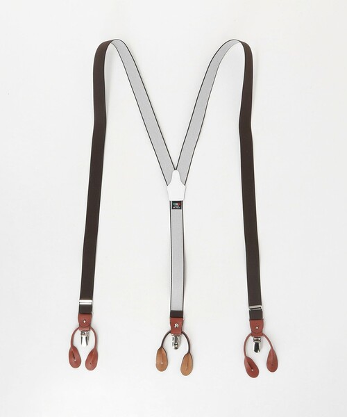 UNITED ARROWS（ユナイテッドアローズ）の「ナロ―  サスペンダー（サスペンダー・メンズ・ダークブラウン/ネイビー・FREE）」の2枚目の写真