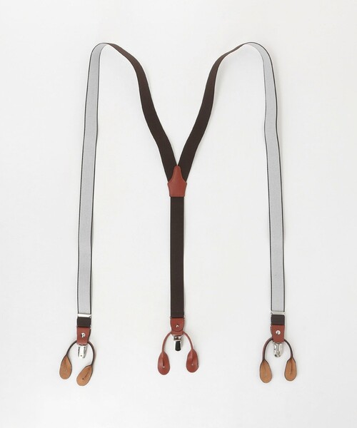 UNITED ARROWS（ユナイテッドアローズ）の「ナロ―  サスペンダー（サスペンダー・メンズ・ダークブラウン/ネイビー・FREE）」の3枚目の写真