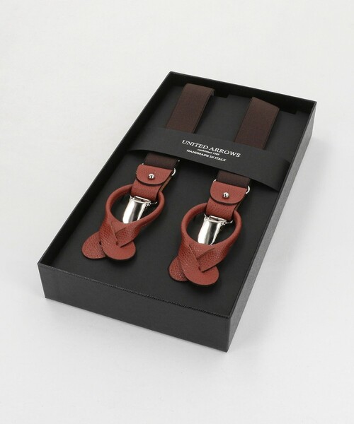 UNITED ARROWS（ユナイテッドアローズ）の「ナロ―  サスペンダー（サスペンダー・メンズ・ダークブラウン/ネイビー・FREE）」の7枚目の写真