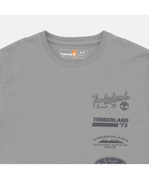 Timberland(ティンバーランド)の「マルチ ロゴ グラフィック 半袖 Tシャツ メンズ(Tシャツ/カットソー・メンズ・グレー・XX-LARGE/X-LARGE/SMALL/MEDIUM/LARGE)」の3枚目の写真