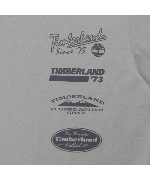 Timberland(ティンバーランド)の「マルチ ロゴ グラフィック 半袖 Tシャツ メンズ(Tシャツ/カットソー・メンズ・グレー・XX-LARGE/X-LARGE/SMALL/MEDIUM/LARGE)」の7枚目の写真