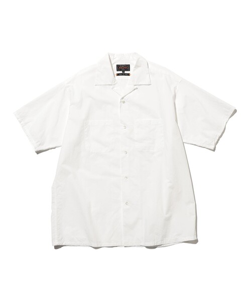BEAMS PLUS(ビームスプラス)の「Open Collar Peruvian Pima(シャツ/ブラウス・メンズ・ホワイト・X-LARGE/LARGE/SMALL/MEDIUM)」の1枚目の写真